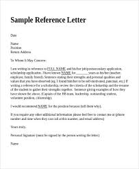 Don't allow this demand thwart you. 18 Reference Letter Template Free Sample Example Format Free Premium Templates