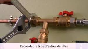 Déplacement préalable sur site possible pour diagnostic. Poser Un Filtre Adoucisseur D Eau Youtube