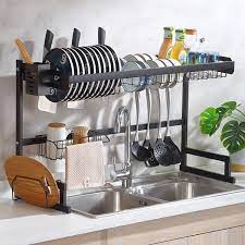 Rp 265.000 rak piring di atas wastafel stainles. Jual Rak Piring Wastafel 2 Susun Anti Karat Rak Dapur Serbaguna Design Minimalis Terbuat Dari Material Kualitas Tinggi Terdiri 3 Proteksi Anti Karat Di Lapak Nagaya Collection Bukalapak