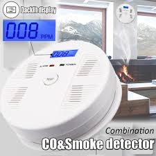 5º a 40ºc.rango de humedad: Detector Gas Humos Monoxido De Co Carbono Alarma Sensor Para Hogar Led Equipo