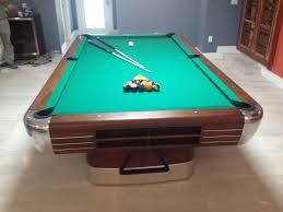 Brunswick Anniversary Model C I Restoration Completed By 8 On The Break In Toledo Ohio Located In A Private Brunswick Pool Tables Pool Table Billiard Tables