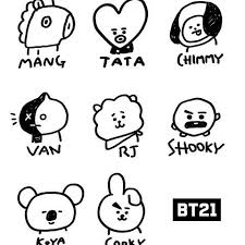 This bt21 drawing tutorial app offers many ways to learn. 14 Drawings Ideas Drawings Cute Drawings Easy Drawings