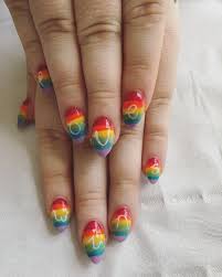 Fly Your Flag With Pride Nails Nailart Gaypride Pridemonth Lgbtq Rainbow Lovewins Loveislove Asexualpride Rainbow Nail Art Rainbow Nails Witch Nails