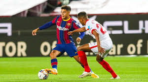 Fc barcelona is more than a club. La Liga Barca Held By Sevilla Coutinho Scores After Returning To Fcb