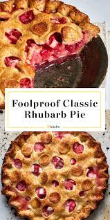 Recipe Easy Foolproof Rhubarb Pie Recipe Rhubarb Recipes Rhubarb Recipes Pie Easy Pie Recipes
