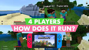 How to do multiplayer on minecraft nintendo switch. How Well Does It Run With 4 Players Minecraft Nintendo Switch Youtube