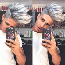 Hair Color Silver Color Danish Zehen Masoom Arif In 2020 Silver Hair Hair Styles Boys Colored Hair
