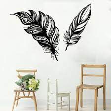 Whether you're looking for feather wallpaper or feathr wallpaper, you're in good hands. Bohemian Style Design Wall Stickers Bedroom Decor Feathers Wall Decals Feather Wall Art Vinyl Home Decoration Hot Selling Lc445 Wall Sticker Bedroom Decoration Feather Wall Decalbedroom Decor Aliexpress