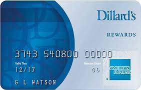 At the dillard's, credit cards facilitate online payments. 2