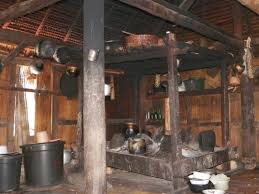 30 fesyen langsir moden dan terkini untuk. Dapur Rumah Kampung Kayu Home Desaign