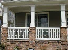 You could also sync with your very own architectural style of your house. 45 Unique Wood Railing Ideas For Your House Style Craftsman Porch Porch Railing Designs Front Porch Railings