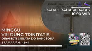 Check spelling or type a new query. Ibadah Bahasa Batak 10 00 25 Juli 2021 Youtube