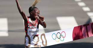 Peres jepchirchir wins the gold medal in olympics Mvxrhjearafv M
