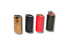 Eel Skin Custom Bic Lighters Lighter Case Light Covers