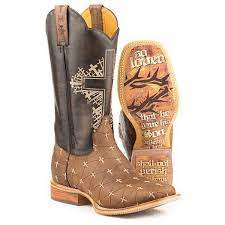 Men S Tin Haul The Gospel Boots With John 3 16 Sole Handcrafted Brown Yeehawcowboy