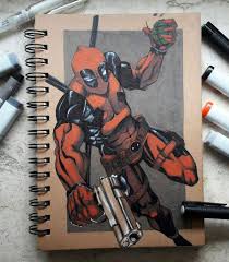 Choose your favorite deadpool drawings from 147 available designs. Deadpool Sketch Book Cover Art Amino
