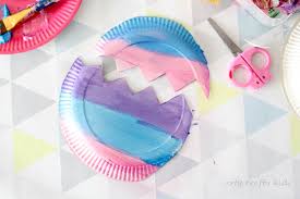 Easter plate is a tectonic microplate located to the west of easter island off the west coast of south america in the middle of the pacific ocean, bordering the nazca plate to the east and the pacific plate to the west. Paper Plate Easter Egg Chick Surprise Arty Crafty Kids