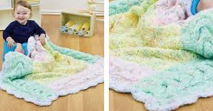 Knit the next two border rows as normal, except at the end of the second row, knit the last stitch together with the edge stitch where you made the second join (third join in the same stitch). Cable Border Knitted Baby Blanket Free Knitting Pattern