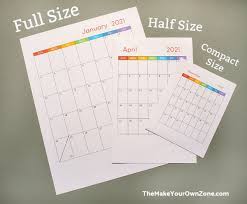 Well, the best way i know to do that is to mark it all down in a planner. 2021 Free Printable Planner Pages The Make Your Own Zone