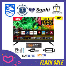 Your favorite smart tv content is just a button away with the responsive saphi smart tv user interface. Philips 40 Inch Full Hd Led Smart Tv 40pft5883 98 With Dvbt2 Shopee Malaysia