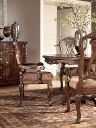 North Shore Collection Ashley Furniture Ashley North Shore Round Pedestal Dining Room Set D553 Round Pedestal Dining Furniture Dining Room Sets