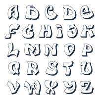 Lihat ide lainnya tentang huruf, grafiti, tipografi. Grafiti Font Alphabet Vector Download Free Vectors Clipart Graphics Vector Art