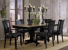 Elegant Rectangle Shaped Granite Top Dining Table Set Dining Room Furniture Modern Contemporary Dining Room Sets Dining Room Table Centerpieces