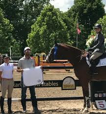 Mattie Hatcher and Cumana win the Brownland Farm Welcome. Thank you Michael  Tokaruk Show Stables.