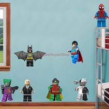 Lego Room Decals Lego Batman 11 Characters Decal Removable Wall Sticker Home Decor Art Batman Room Wall Stickers Home Wall Stickers Home Decor