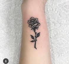 Side Of Left Wrist Side Wrist Tattoos Small Rose Tattoo Rose Tattoos