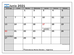 Calendarios prácticos, versátiles y personalizables para junio de 2021 con plantillas para word, excel y pdf. Calendario Junio 2021 Argentina Michel Zbinden Es Calendario Enero Calendario Septiembre Calendario Julio