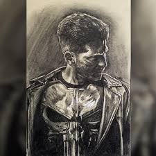 You Re One Bad Day Away From Being Me You Re One Bad Day Away From Being Me The Punisher Graphite On Toned Watercolor Paper Art Drawing Daredevil Netflix Thepuni Art Punisher Watercolor Paper