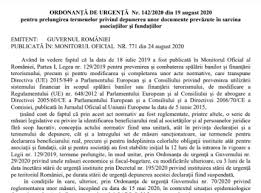 .au scris președintelui psd, liviu dragnea ca protest împotriva oug 26/2000. Prelungire Termene Pentru AsociaÈ›ii È™i FundaÈ›ii Ce A Adus Nou Oug 142 2020 Info Oficial Cabinetexpert Ro Blog Contabilitate