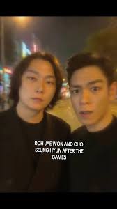 Choi Seung Hyun and Roh Jae Won