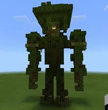 There are zombies on the streets of amsterdam! Minecraft Build The Jungle Golem By Retdc On Deviantart