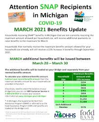 When does my bridge card refill? Snap Outreach At Food Bank Council Of Michigan Posts Facebook