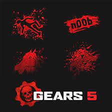 Artstation Gears 5 Blood Spray Designs Set 3 Alexey Kolosov