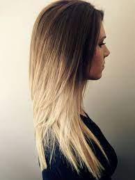 Amazing Brown To Blonde Fade Tagli Di Capelli Lisci Tagli Di Capelli Lunghi Capelli Castani