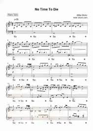 Billie Eilish No Time To Die Piano Sheet Music Noty Billie Eilish No Time To Die Pianino Solo Noty Billie Eilish No Time To Die Pianino Solo In 2020 Cello Sheet Music Cello Music Piano Sheet Music