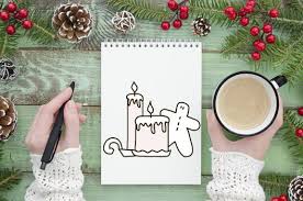 Candle Outline 10 Candle Templates Printable
