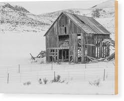 Utah Barn Wood Print