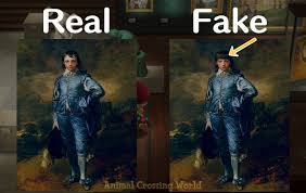 Redd S Paintings Statues Real Vs Fake Art Guide For Animal Crossing New Horizons Animal Crossing Animal Crossing Game Animal Crossing Redd