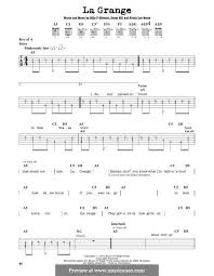 La Grange Zz Top By B F Gibbons D Hill F L Beard On Musicaneo Guitar Tabs Songs Fingerstyle Guitar Lessons Guitar Tabs For Beginners