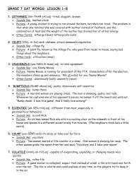Grade 7 Sat Words Lesson 1 8