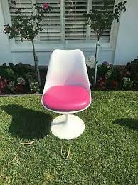 This era of modernism hit the design sweet spot: Knoll Eero Saarinen Tulip Mid Century Modern Chair Authentic No Arm W Cushion Ebay