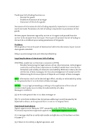 In malaysia, the legislation pertaining to evidence is evidence. Doc Electronic Bill Of Lading Haw Donq Academia Edu