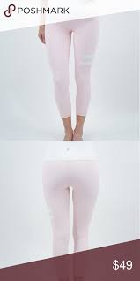 Pink Capris Pink Capris Light Pink Leggings Pink Leggings
