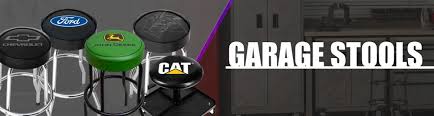 If you love working on cars or hobbies at your work bench, then you could use this bar stool is a piece of furniture that featues a very attractive ford mustang logo on its round, soft. My Cool Car Stuff Officially Branded Accessoriesgarage Shop Stools Mycoolcarstuff Com