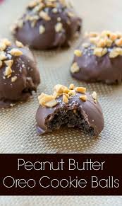 Peanut Butter Oreo Cookie Balls I Heart Eating Nourriture Recette Oreo Recette