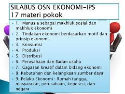 Prediksi kumpulan soal osn sma 2020 2021 kunci jawaban. Pendalaman Materi Osn Ekonomi Ips Ppt Download